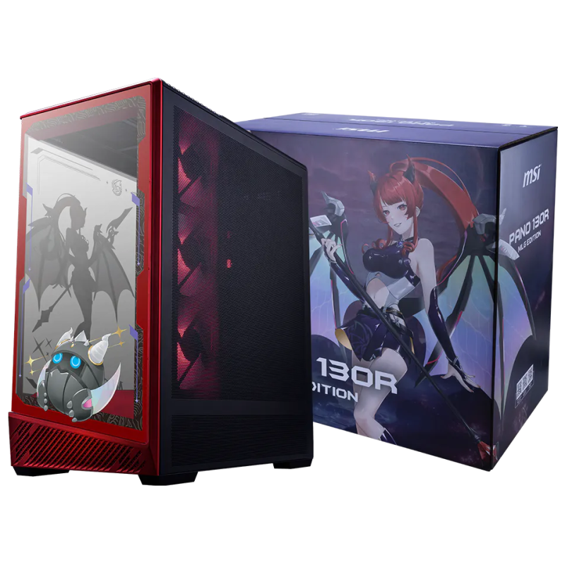 Boîtier Gaming Moyen Tour MSI PANO 130R ÉDITION MLG / ATX / ARGB / Rouge - MSI - photo 5