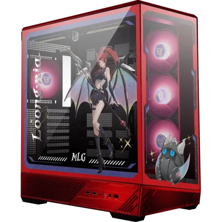 Boîtier Gaming Moyen Tour MSI PANO 130R ÉDITION MLG / ATX / ARGB / Rouge - MSI - photo 7
