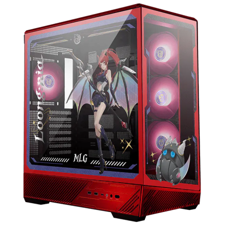 Boîtier Gaming Moyen Tour MSI PANO 130R ÉDITION MLG / ATX / ARGB / Rouge - MSI - photo 8
