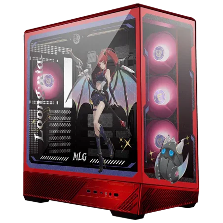 Boîtier Gaming Moyen Tour MSI PANO 130R ÉDITION MLG / ATX / ARGB / Rouge - MSI - photo 8