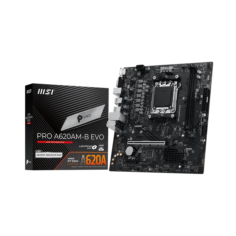 Carte mère MSI PRO A620AM-B EVO / mATX / DDR5