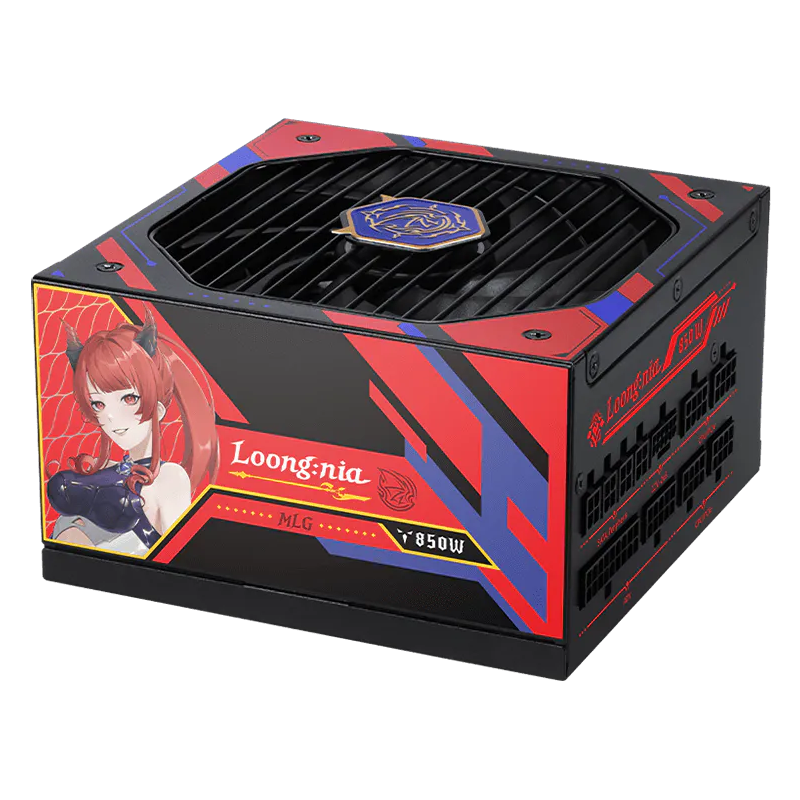 Boîte d'alimentation MSI A850GLS MLG EDITION / 80 PLUS Gold / Modulaire / 850 Watts / ATX / Noir - MSI - photo 1