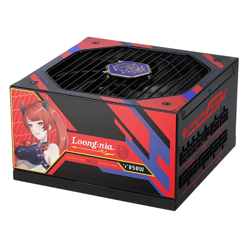 Boîte d'alimentation MSI A850GLS MLG EDITION / 80 PLUS Gold / Modulaire / 850 Watts / ATX / Noir - MSI - photo 1