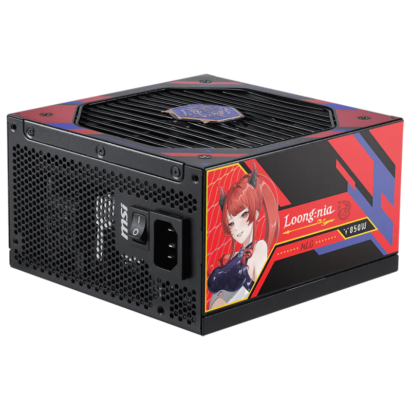 Boîte d'alimentation MSI A850GLS MLG EDITION / 80 PLUS Gold / Modulaire / 850 Watts / ATX / Noir - MSI - photo 2