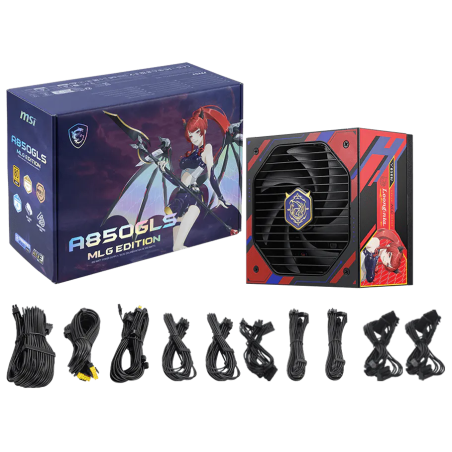 Boîte d'alimentation MSI A850GLS MLG EDITION / 80 PLUS Gold / Modulaire / 850 Watts / ATX / Noir - MSI - photo 14