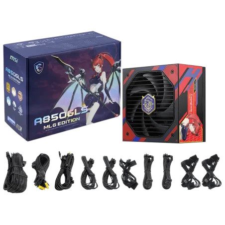 Boîte d'alimentation MSI A850GLS MLG EDITION / 80 PLUS Gold / Modulaire / 850 Watts / ATX / Noir - MSI - photo 14