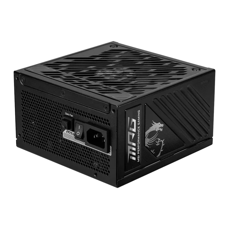 Boîte d'alimentation MSI MPG A1250GS PCIE5 / 80 PLUS Gold / Modulaire / 1250 Watts / ATX / Noir - MSI - photo 2