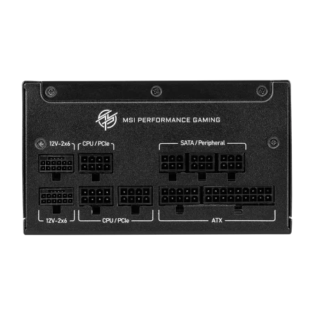 Boîte d'alimentation MSI MPG A1250GS PCIE5 / 80 PLUS Gold / Modulaire / 1250 Watts / ATX / Noir - MSI - photo 12