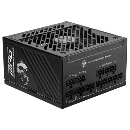 Boîte d'alimentation MSI MPG A1250GS PCIE5 / 80 PLUS Gold / Modulaire / 1250 Watts / ATX / Noir - MSI - photo 7