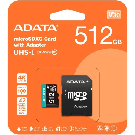 Carte Mémoire ADATA 512 GB Micro SDXC Class 10 avec Adaptateur - ADATA - photo 12