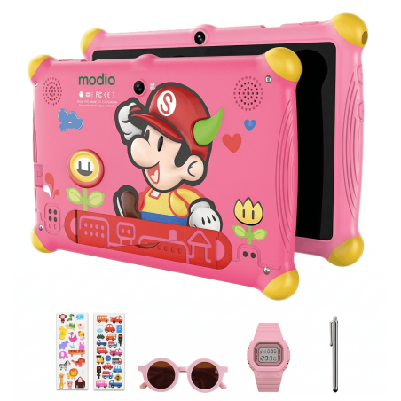Tablette KIDS MODIO M61 7" Wi-Fi 6GB/128GB ETUI + PEN + FREE GIFTS / Pink - photo 3
