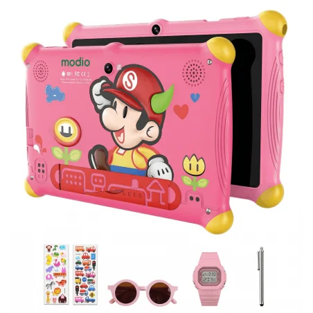 Tablette KIDS MODIO M61 7" Wi-Fi 6GB/128GB ETUI + PEN + FREE GIFTS / Pink - photo 3