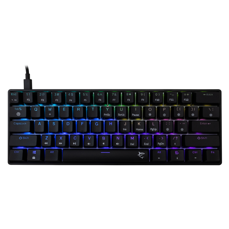 Clavier Gaming Mécanique White Shark GK-004121 SHINOBI-2BLK / Blue SWITCH / Noir - photo 1