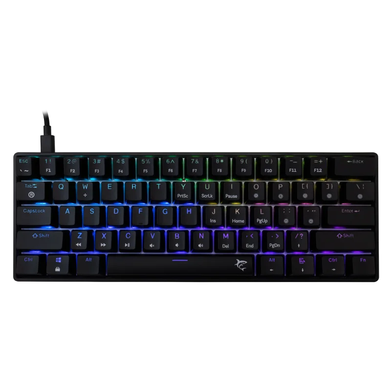Clavier Gaming Mécanique White Shark GK-004121 SHINOBI-2BLK / Blue SWITCH / Noir - photo 1