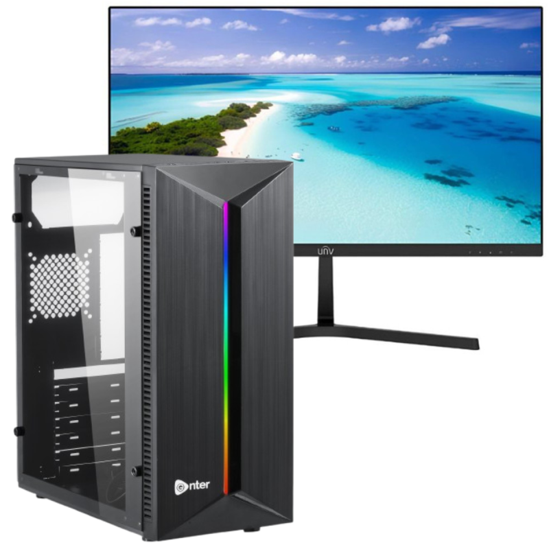 Pc de bureau Pro / i5-4430 / 8 Go Avec Écran De Bureau Uniview MW-LC22-E 22" Full HD LED / 100 Hz - photo 1