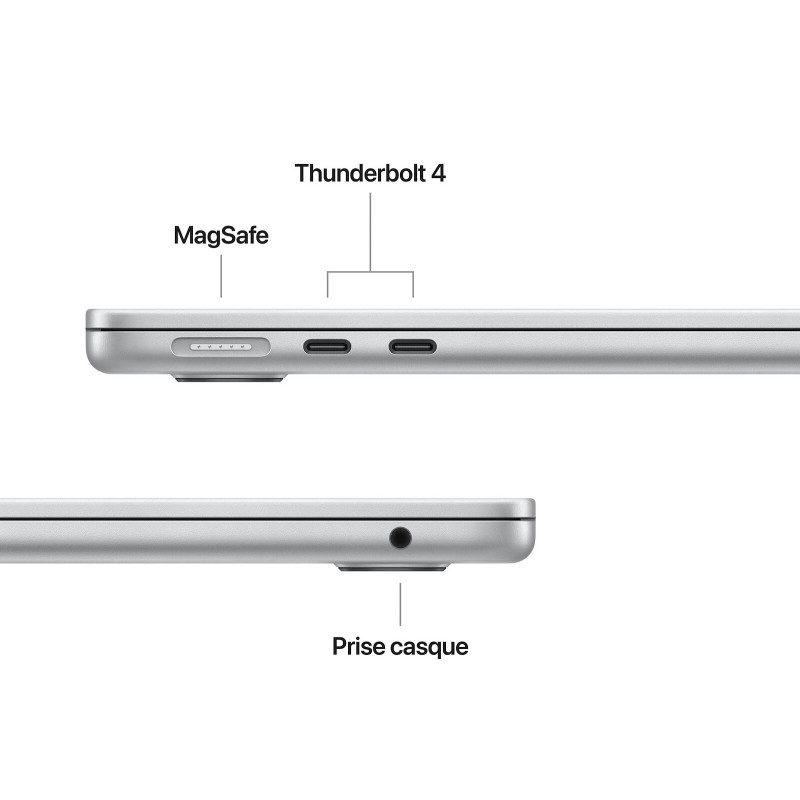 APPLE MACBOOK AIR M5 10core CPU-10core GPU 24G 1TSSD 13" / SILVER SANS ADAPTATEUR