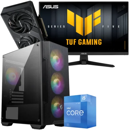 Setup Gamer Special Pc de Bureau Gaming / i5-12400F / RTX 5050 8G / 16 Go Avec Écran Gaming Asus TUF Gaming 24.5" Full HD VA / 200 Hz - Asus - photo 3