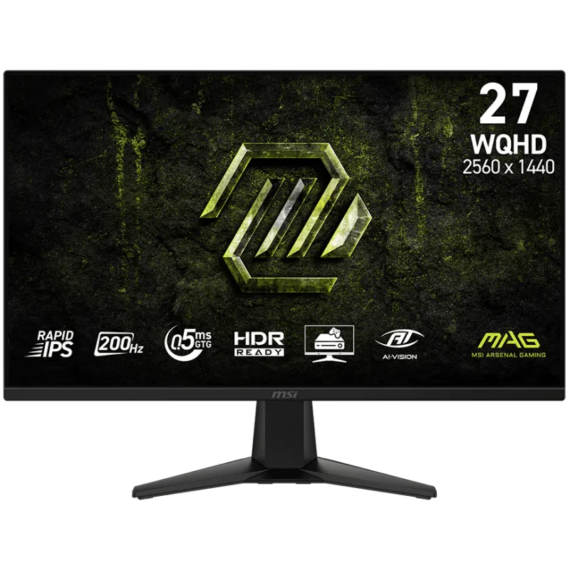 Écran Gaming MSI MAG275QF E20 27" WQHD / 200Hz IPS 0.5ms / 2x HDMI/DP / Noir