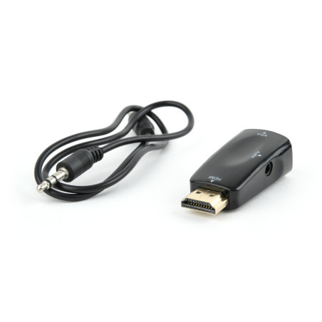Adaptateur Gembird port HDMI vers VGA + AUDIO CABLE - photo 5
