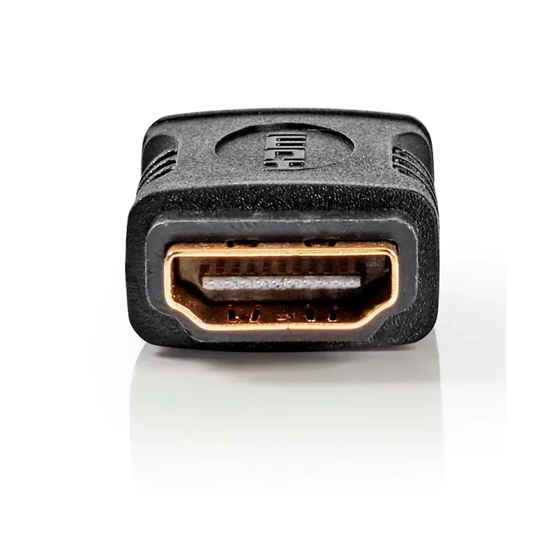 Adaptateur HDMI Nedis Femelle vers Femelle Plaqué or / Noir
