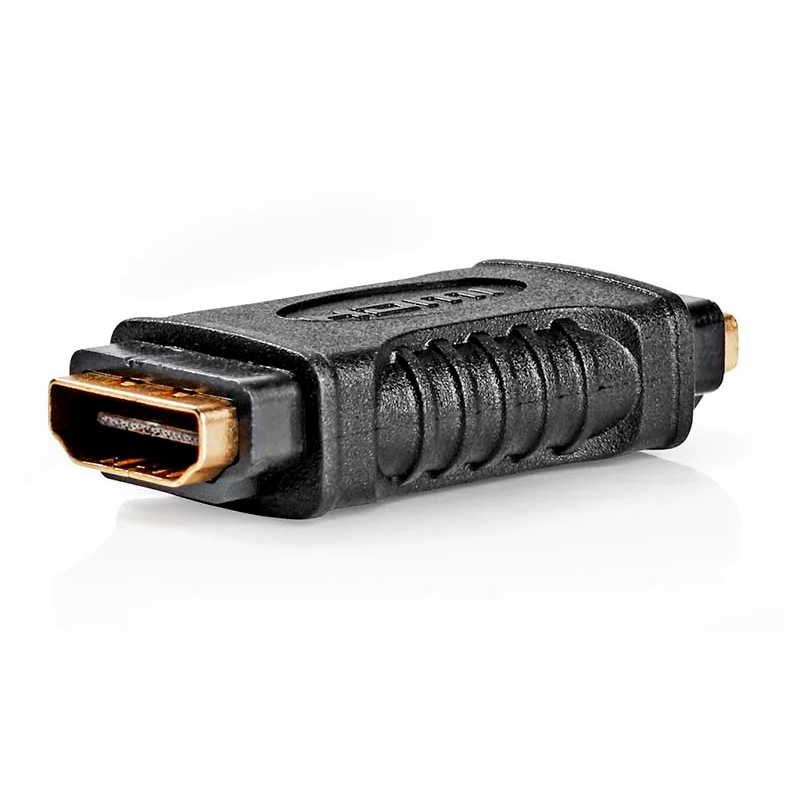 Adaptateur HDMI Nedis Femelle vers Femelle Plaqué or / Noir