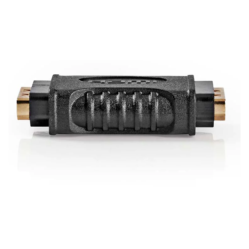 Adaptateur HDMI Nedis Femelle vers Femelle Plaqué or / Noir
