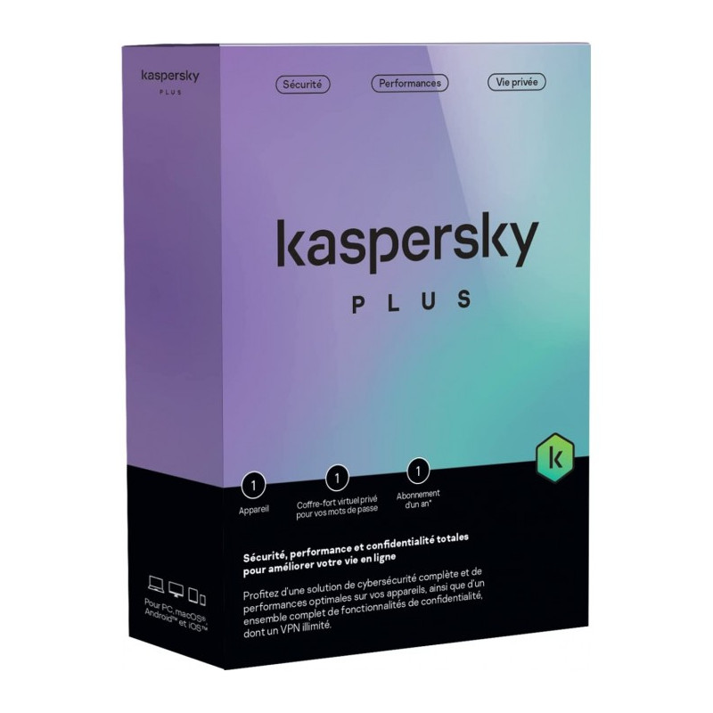 Antivirus Kaspersky plus / 5 poste / 1 an - photo 2