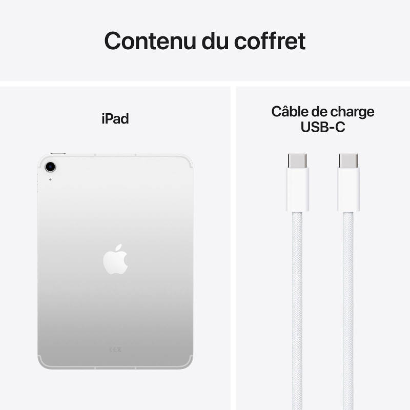 Apple iPad 2025 11" / 128 Go / Wi-Fi / Argent