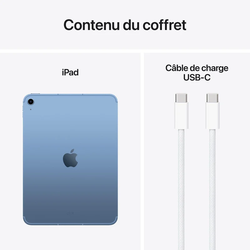 Apple iPad 2025 11" / 128 Go / Wi-Fi / Bleu