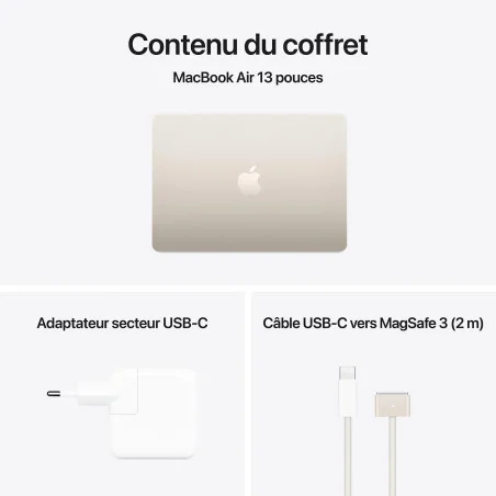 Apple MacBook Air M4 13" / 24 Go / 512 Go SSD / Midnight - variant MC6A4FN-A - photo 6