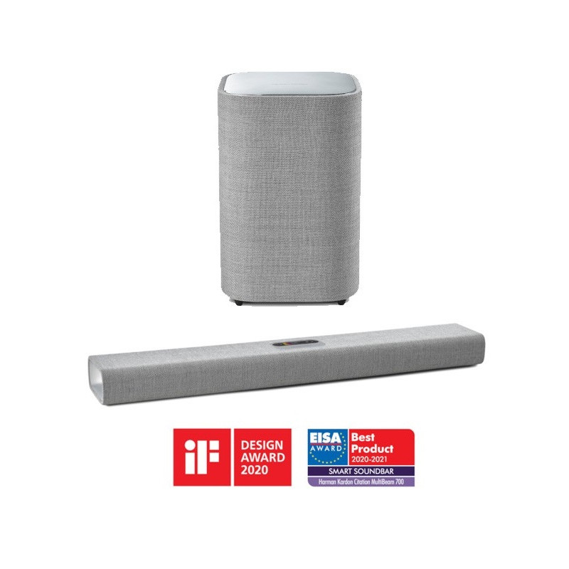 Barre de son Harman Kardon Citation Multi Beam 700 Compact avec Citation Sans Fil Subwoofer Deep Bas