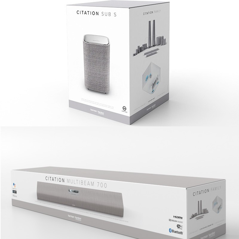 Barre de son Harman Kardon Citation Multi Beam 700 Compact avec Citation Sans Fil Subwoofer Deep Bas