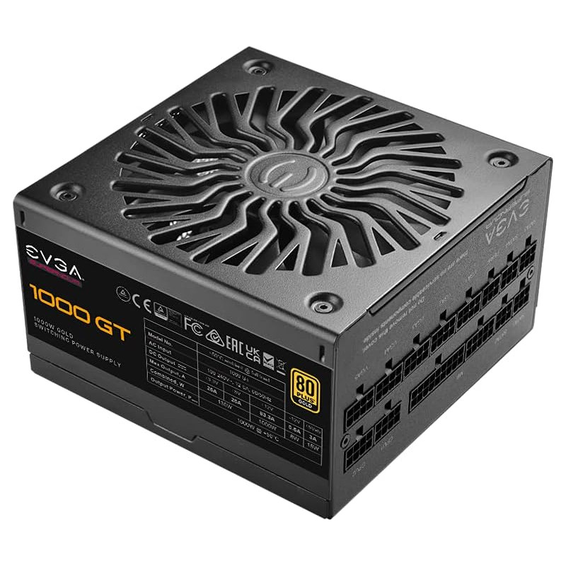 Boîte d'alimentation ATX EVGA SuperNova GT - 1000W (Noir) - photo 2