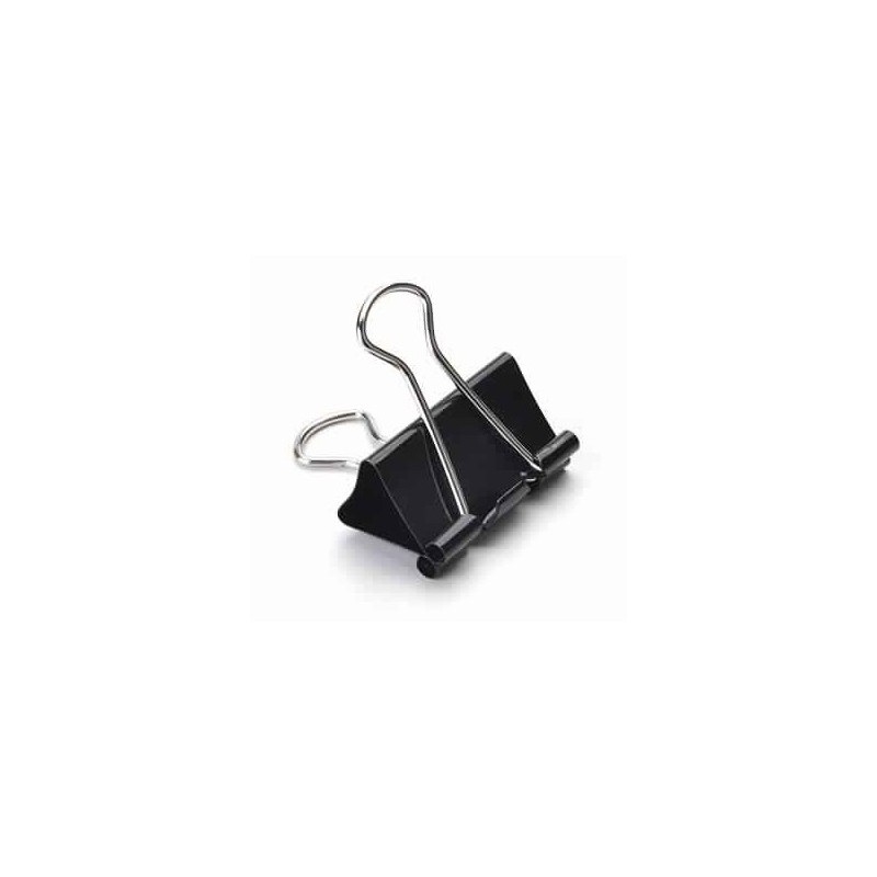 Boite de 12 Clips 15 mm / Noir - variant 19N - photo 2