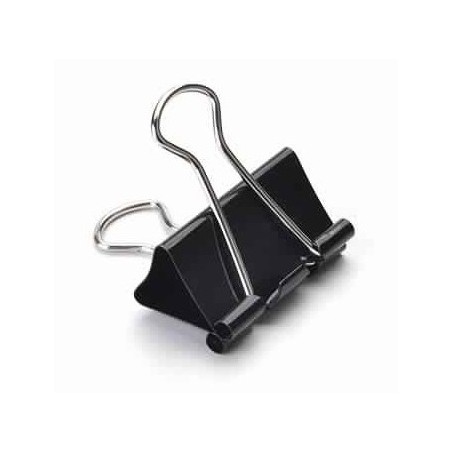 Boite de 12 Clips 15 mm / Noir - variant 51N - photo 3