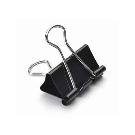 Boite de 12 Clips 15 mm / Noir - variant 51N - photo 3