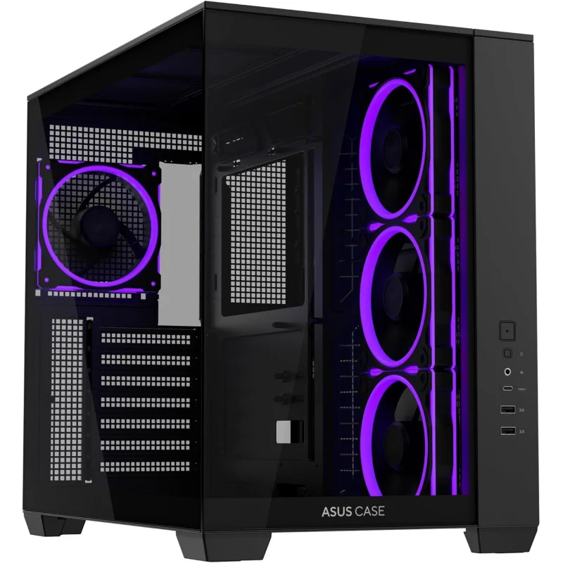 Boîtier Gamer Moyen Tour ASUS A31 PLUS TG / ATX / ARGB / Noir