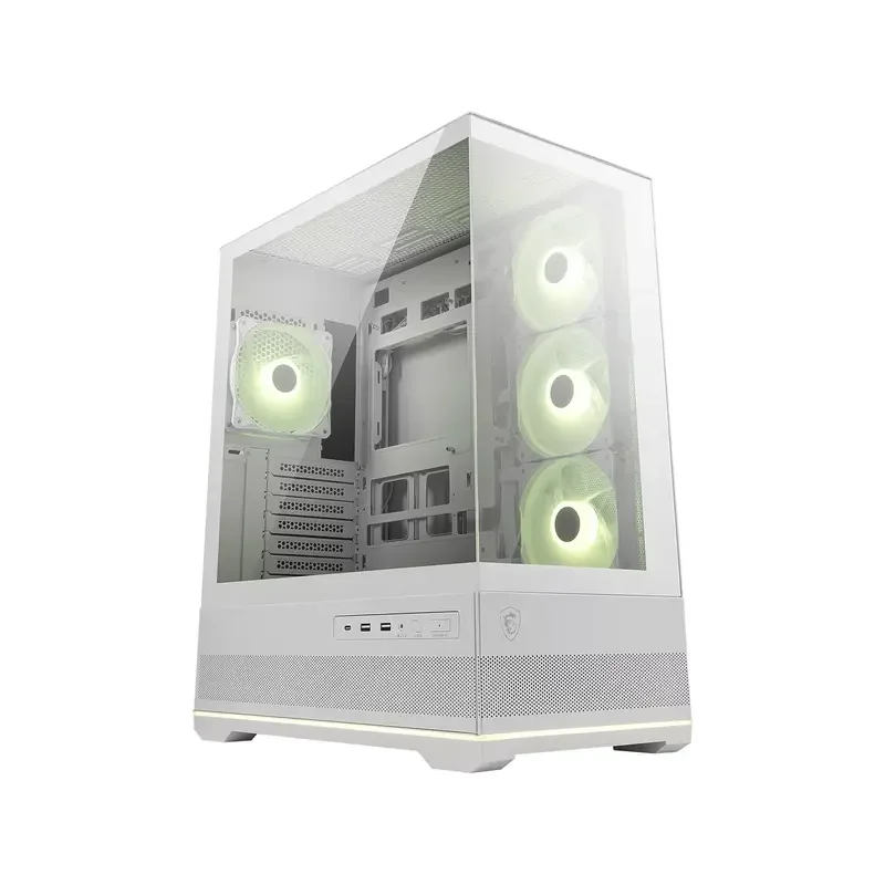 Boîtier Gaming Moyen Tour MSI MAG PANO 110R PZ / ATX / ARGB / Blanc