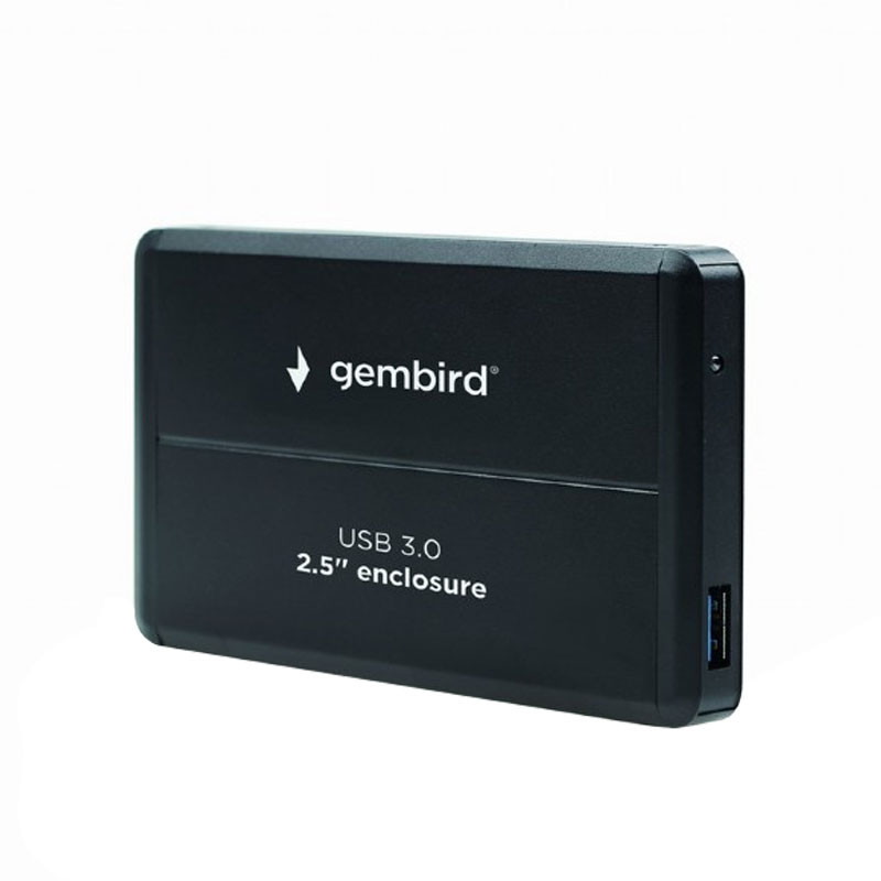 Boitier GEMBIRD pour disque dur 2.5" USB 3.0 / Noir - photo 1