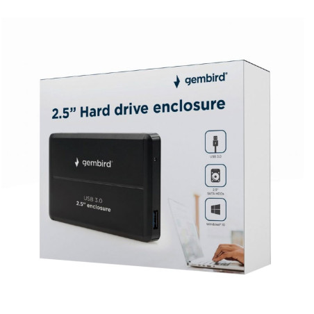 Boitier GEMBIRD pour disque dur 2.5" USB 3.0 / Noir - photo 11