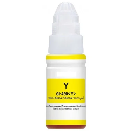 BOUTEILLE D'ENCRE ADAPTABLE CANON GI-41Y / 70 ML / YELLOW - variant A-GI490-70ML-Y - photo 3