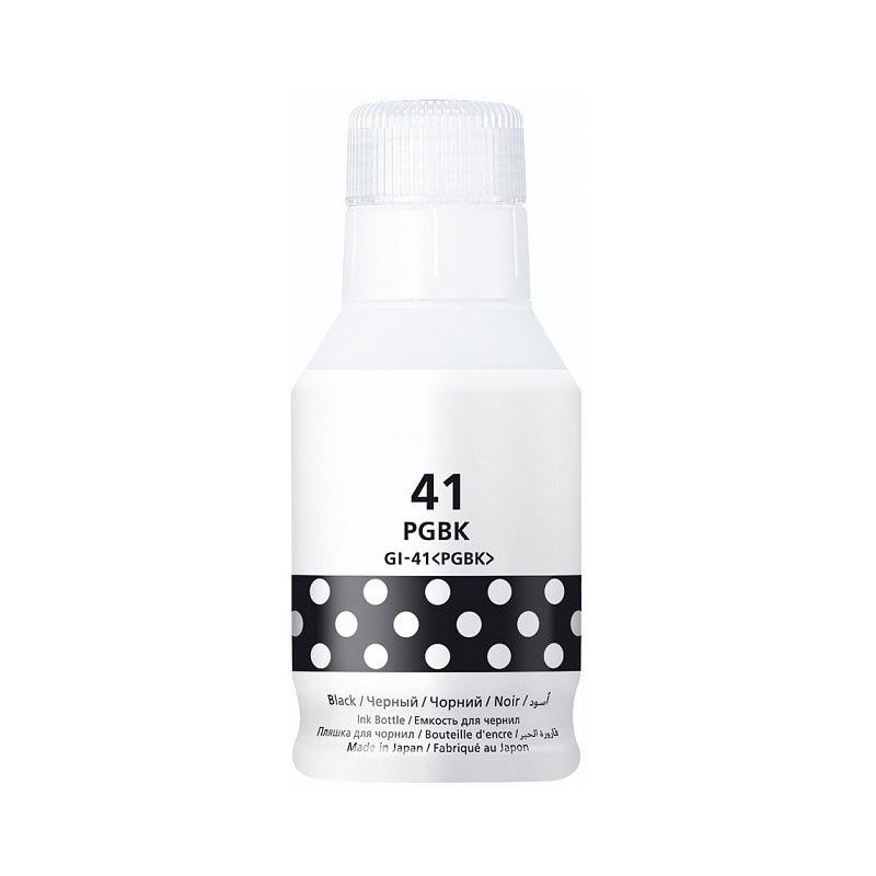 BOUTEILLE D'ENCRE ADAPTABLE CANON GI-490BK / 135ML / NOIR - variant A-GI41/135ML-BK - photo 1
