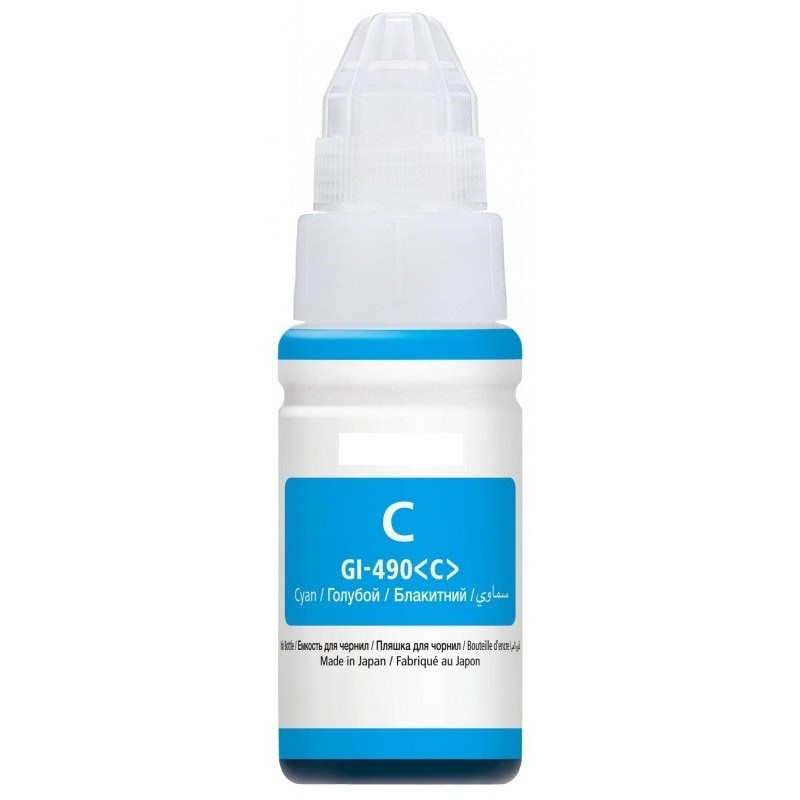 BOUTEILLE D'ENCRE ADAPTABLE CANON GI-490BK / 135ML / NOIR - variant A-GI-490-100ML-C - photo 2
