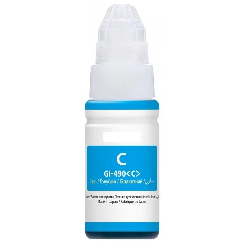 BOUTEILLE D'ENCRE ADAPTABLE CANON GI-490BK / 135ML / NOIR - variant A-GI-490-100ML-C - photo 2