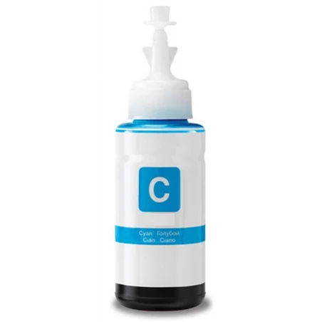 BOUTEILLE D'ENCRE ADAPTABLE EPSON ECOTANK 101/103 / 70ML / CYAN - Compatible Epson - photo 3
