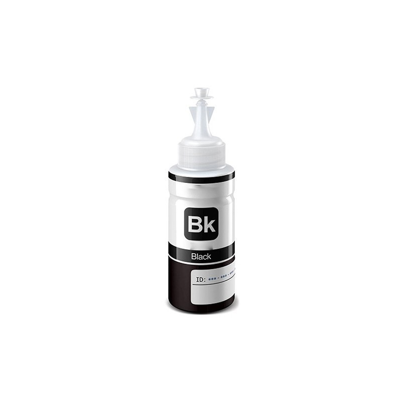 BOUTEILLE D'ENCRE ADAPTABLE EPSON POUR L200/L800 / 70ML / NOIR