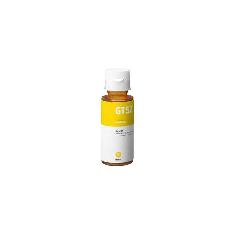 BOUTEILLE D'ENCRE ADAPTABLE HP GT52 / 100ML / YELLOW
