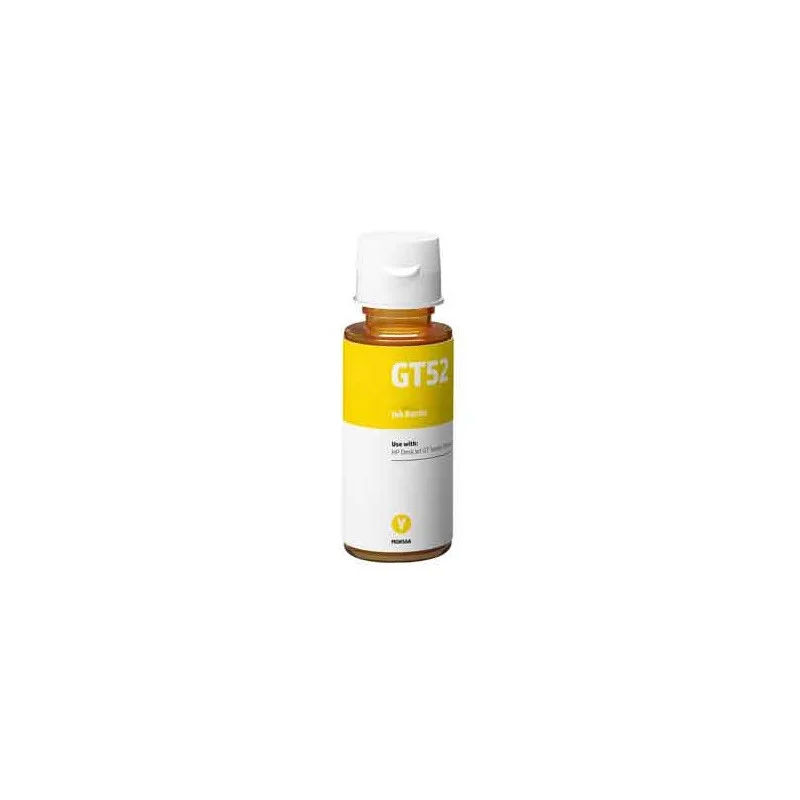 BOUTEILLE D'ENCRE ADAPTABLE HP GT52 / 100ML / YELLOW