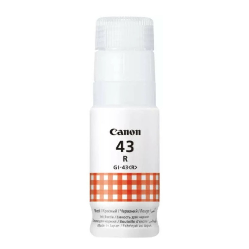 Bouteille d'encre Originale Canon GI-43R Rouge 3800 pages - Canon - photo 2