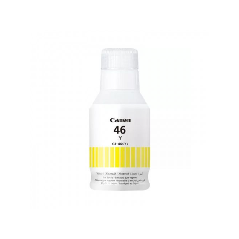 Bouteille d'encre Originale Canon GI-46 - Jaune - Canon - photo 1